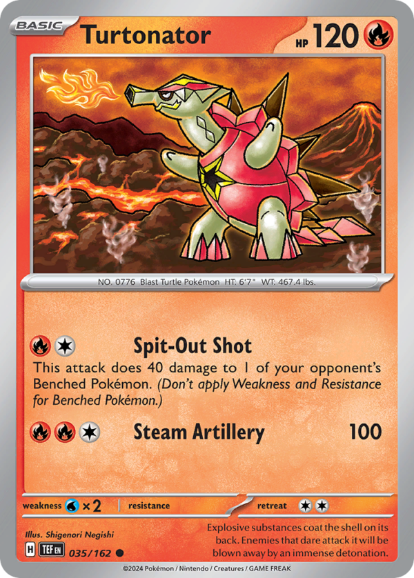 TEF - 035 - Turtonator - reverse holo