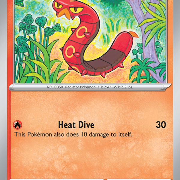 TEF - 036 - Sizzlipede - reverse holo