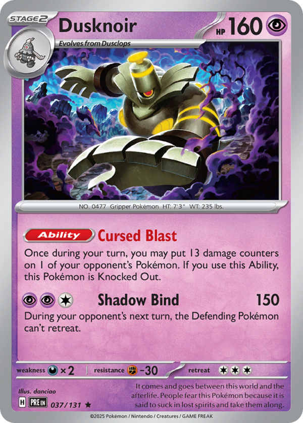 PRE - 037 - Dusknoir - holo