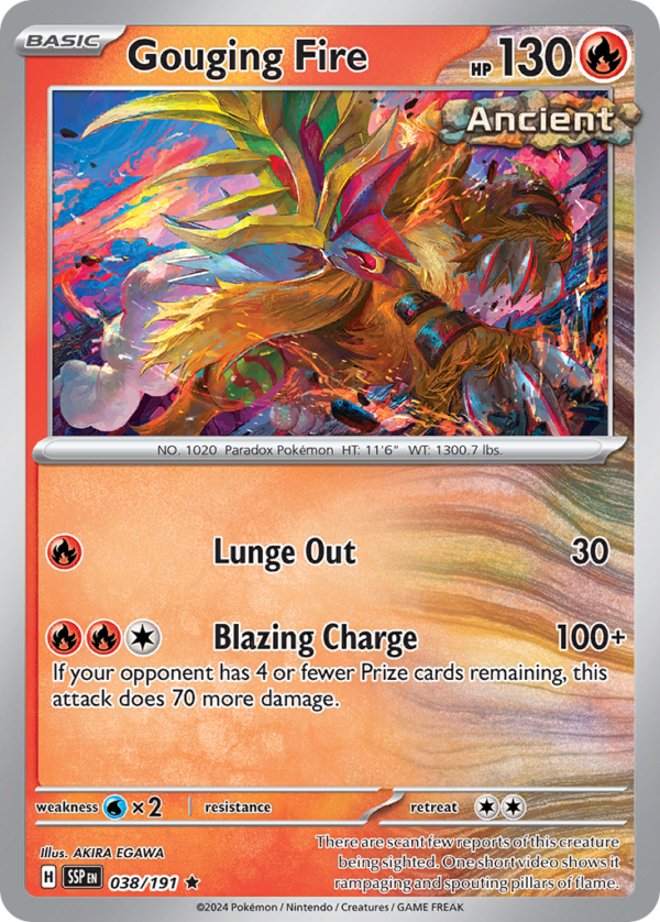 SSP - 038 - Gouging Fire - holo