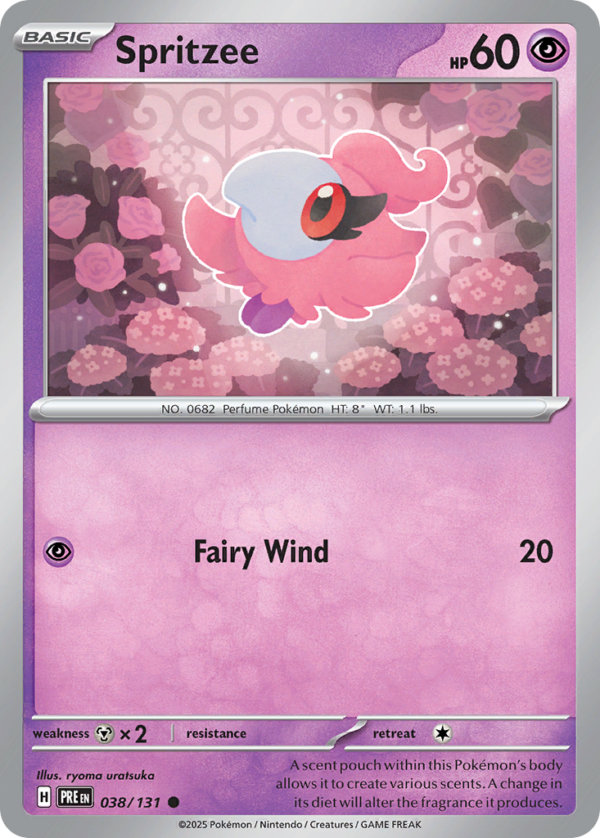 PRE - 038 - Spritzee - reverse holo