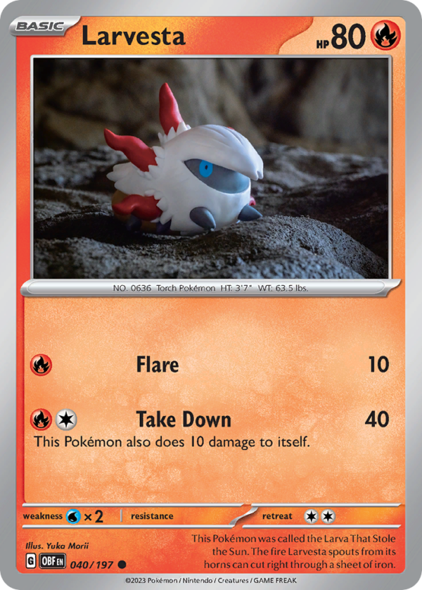 OBF - 040 - Larvesta - reverse holo