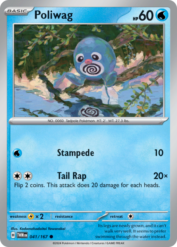 TWM - 041 - Poliwag - reverse holo