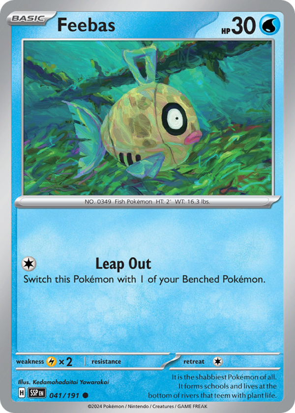 SSP - 041 - Feebas - reverse holo