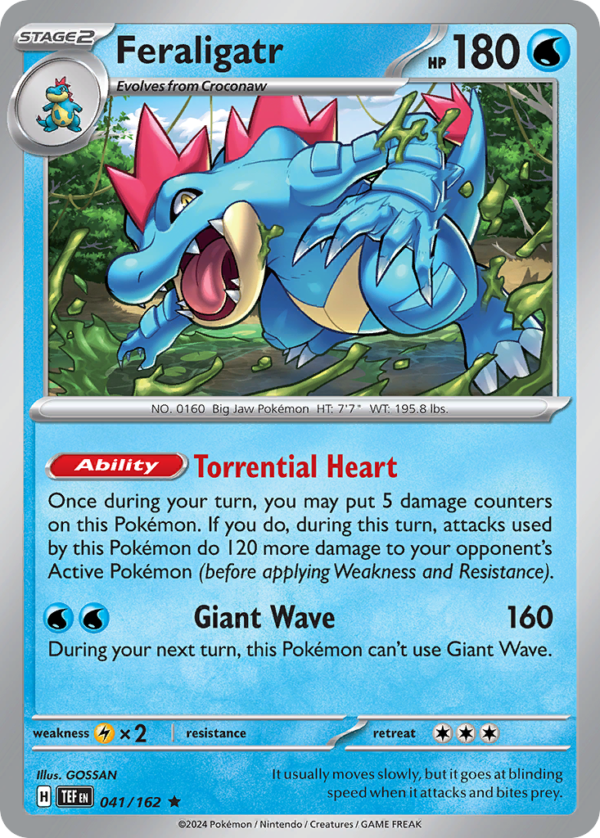 TEF - 041 - Feraligatr - holo