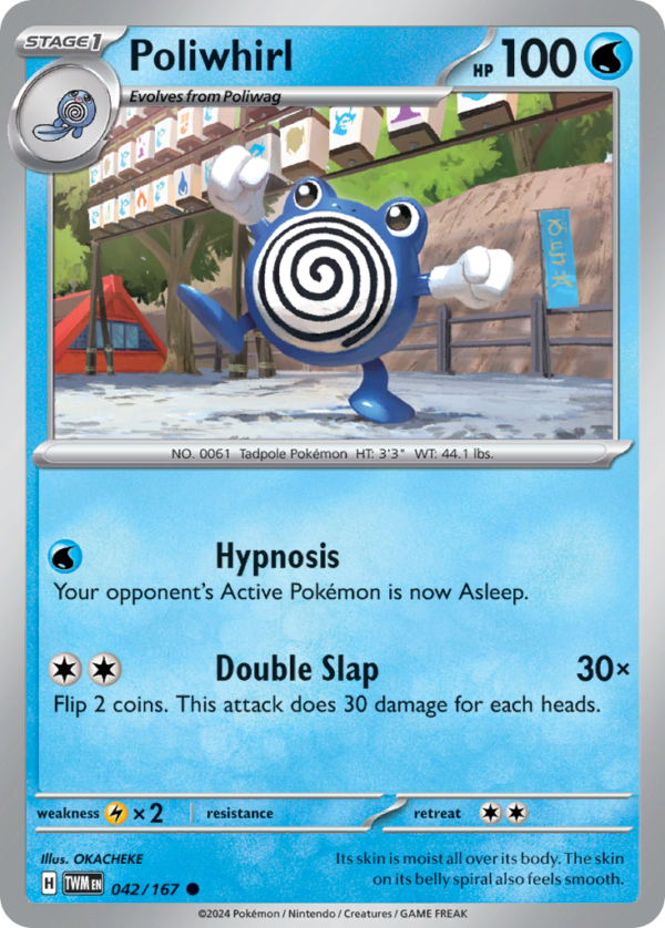 TWM - 042 - Poliwhirl - reverse holo