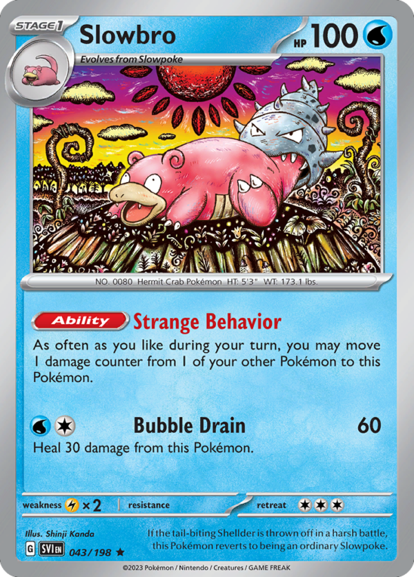 SVI - 043 - Slowbro - holo