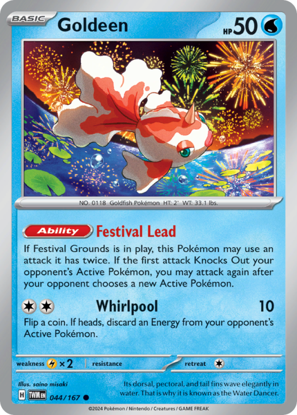TWM - 044 - Goldeen - reverse holo