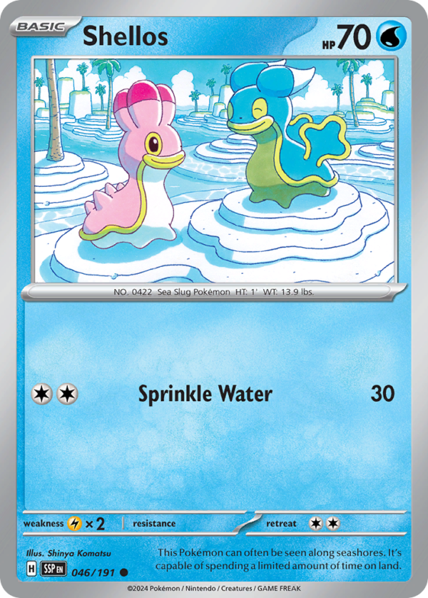 SSP - 046 - Shellos - reverse holo