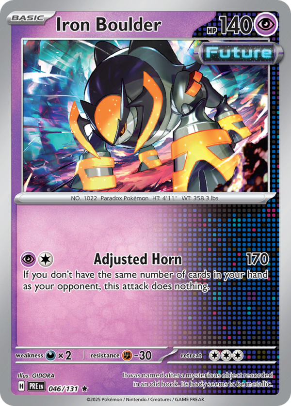 PRE - 046 - Iron Boulder - pokeball