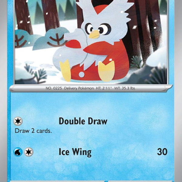 PAL - 046 - Delibird - reverse holo
