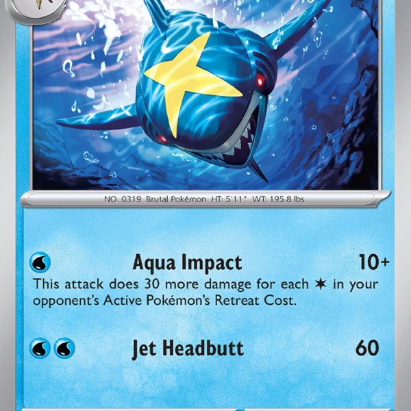 OBF - 047 - Sharpedo - reverse holo