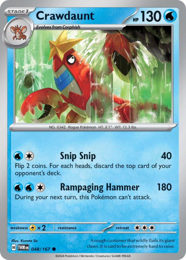 TWM - 048 - Crawdaunt - reverse holo