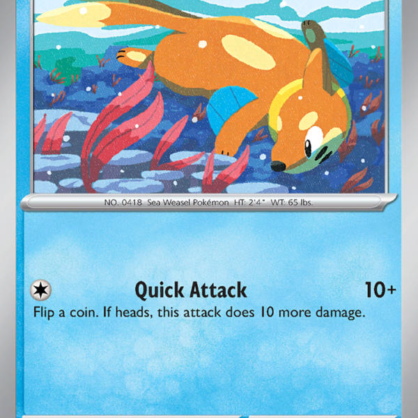 OBF - 048 - Buizel - reverse holo