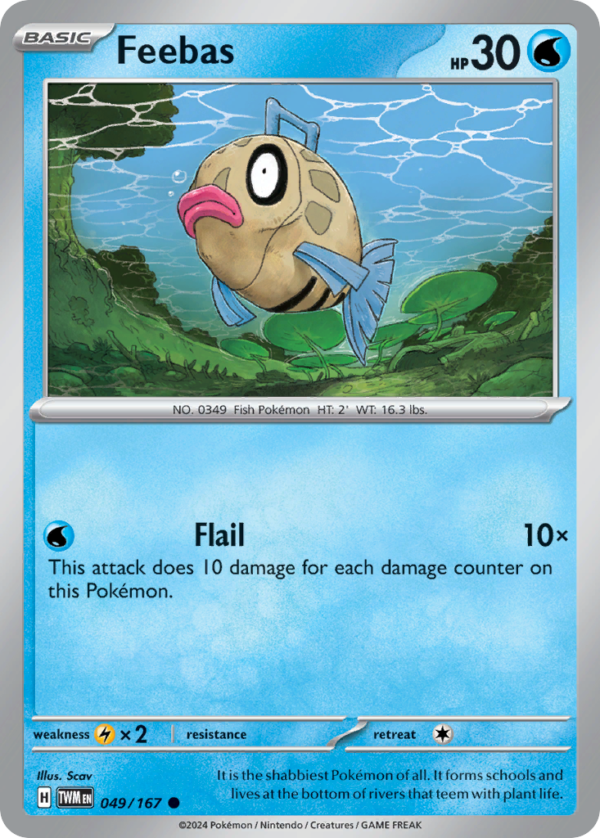 TWM - 049 - Feebas - reverse holo