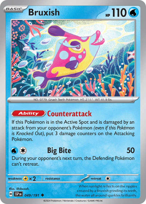 SSP - 049 - Bruxish - reverse holo