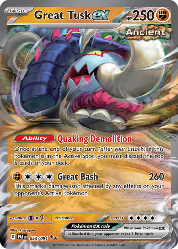 PAF - 053 - Great Tusk ex - Double rare