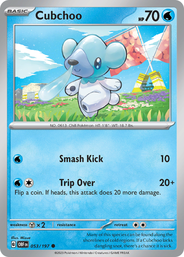 OBF - 053 - Cubchoo - reverse holo