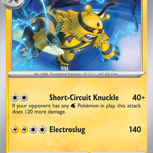 TEF - 054 - Electivire - reverse holo