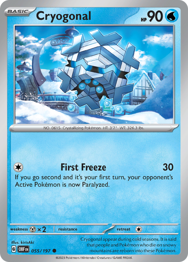 OBF - 055 - Cryogonal - reverse holo