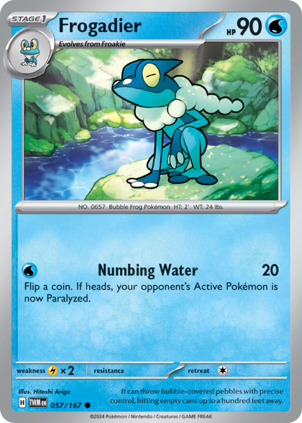 TWM - 057 - Frogadier - reverse holo