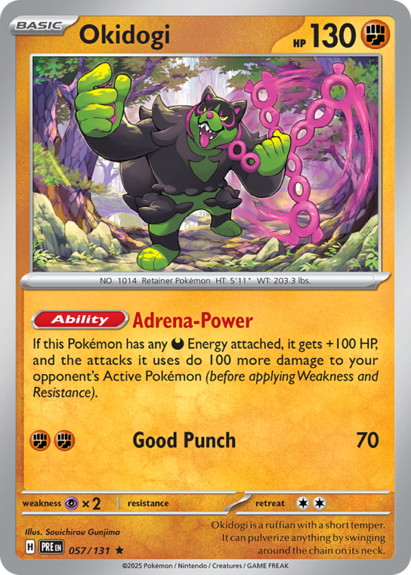 PRE - 057 - Okidogi - reverse holo
