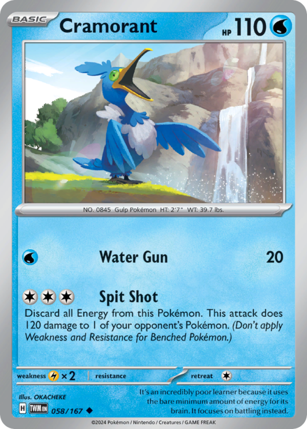 TWM - 058 - Cramorant - reverse holo