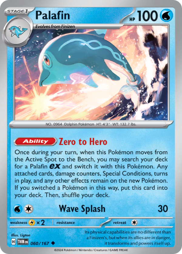 TWM - 060 - Palafin - reverse holo