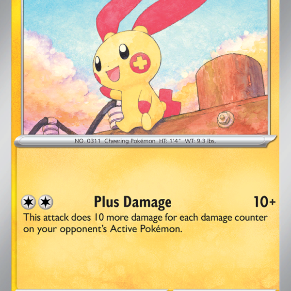PAR - 060 - Plusle - reverse holo
