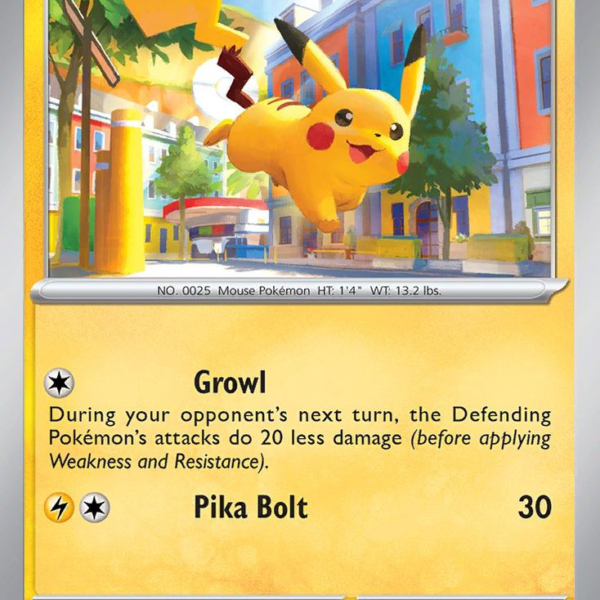 PAL - 062 - Pikachu - reverse holo
