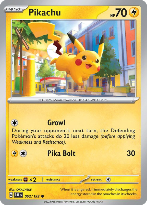 PAL - 062 - Pikachu - reverse holo