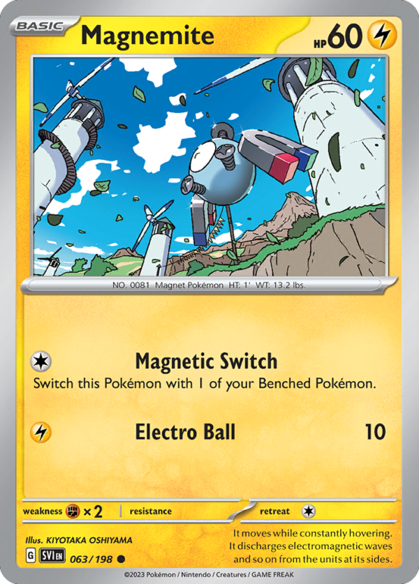 SVI - 063 - Magnemite - reverse holo