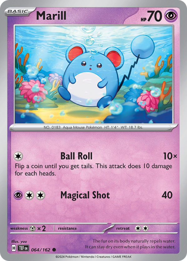 TEF - 064 - Marill - reverse holo