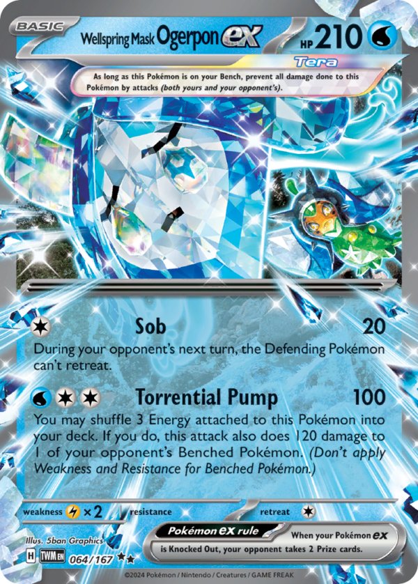 TWM - 064 - Wellspring Mask Ogerpon ex - Double rare