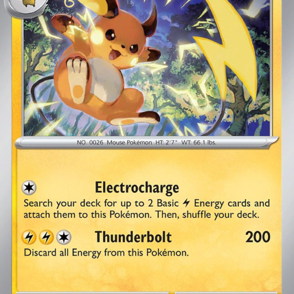 PAL - 064 - Raichu - reverse holo