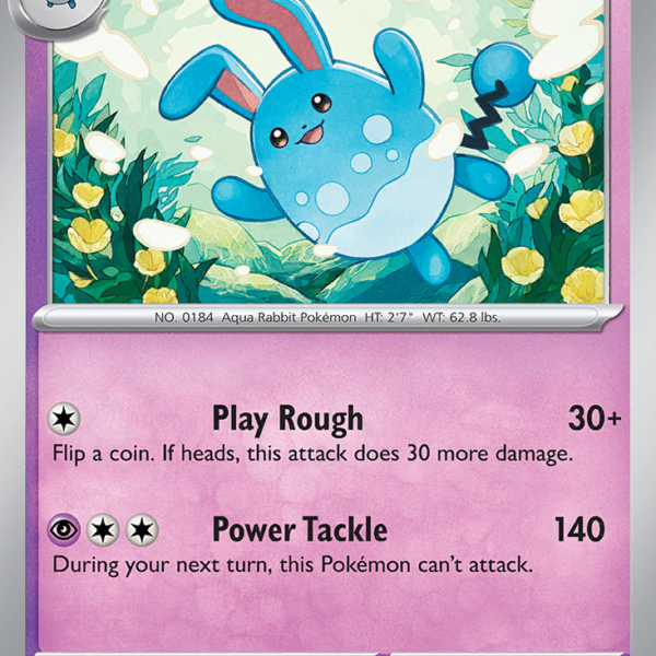 TEF - 065 - Azumarill - reverse holo