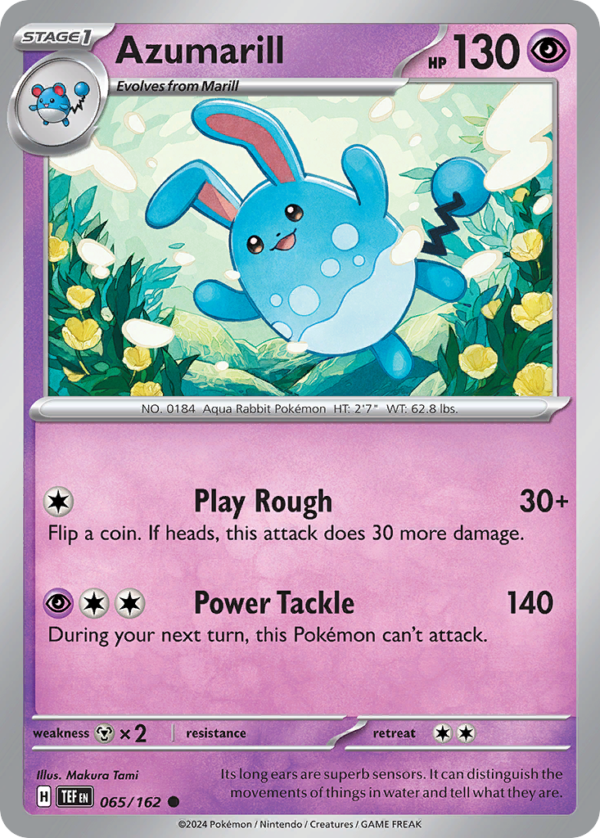 TEF - 065 - Azumarill - reverse holo