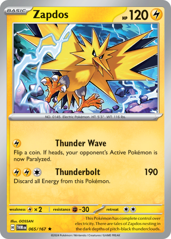 TWM - 065 - Zapdos - holo