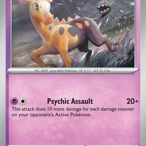 TEF - 066 - Girafarig - reverse holo