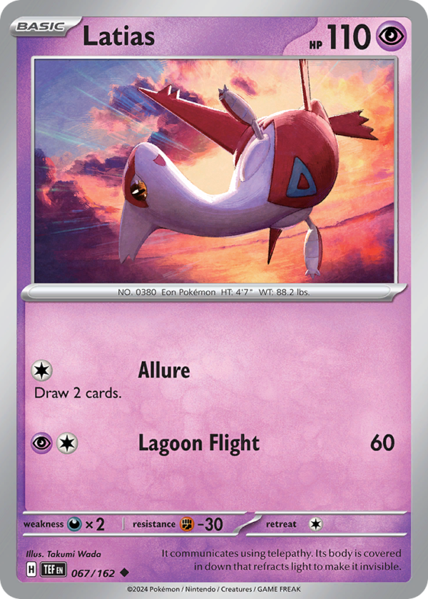 TEF - 067 - Latias - reverse holo