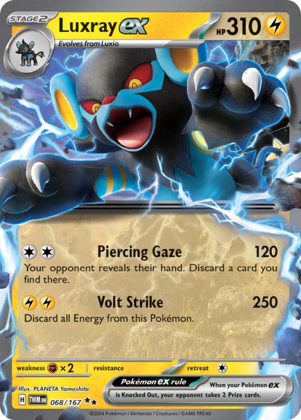 TWM - 068 - Luxray ex - Double rare