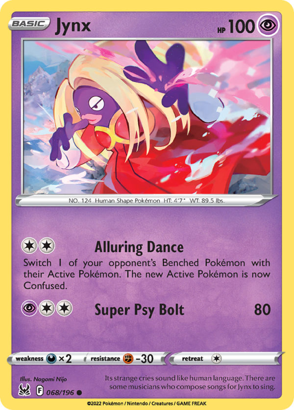 LOR - 068 - Jynx - reverse holo