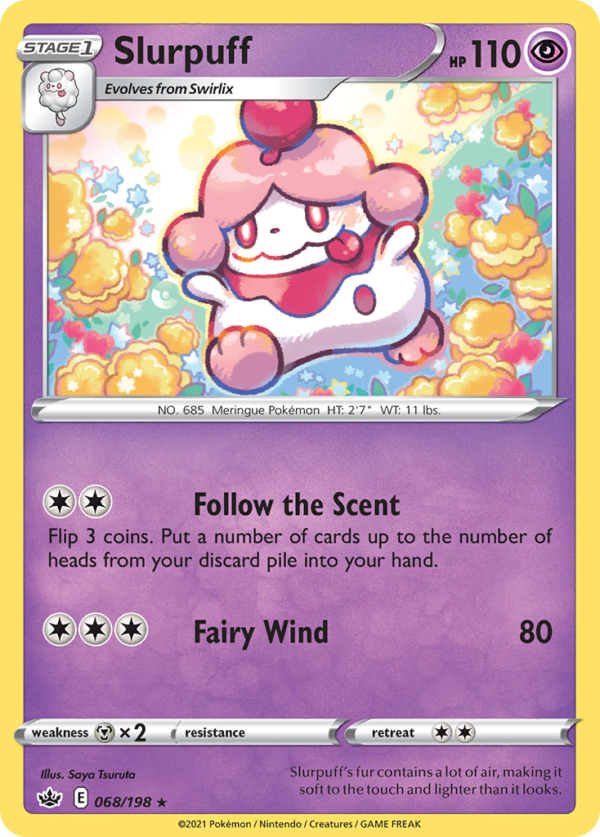 CRE - 68 - Slurpuff - reverse holo