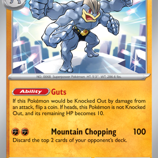 MEW - 068 - Machamp - holo