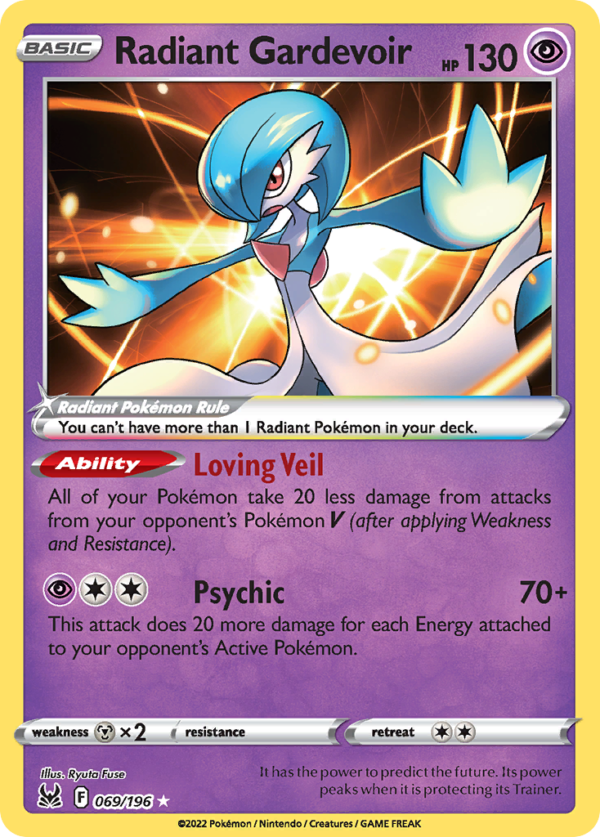 LOR - 069 - Radiant Gardevoir - Radiant Rare