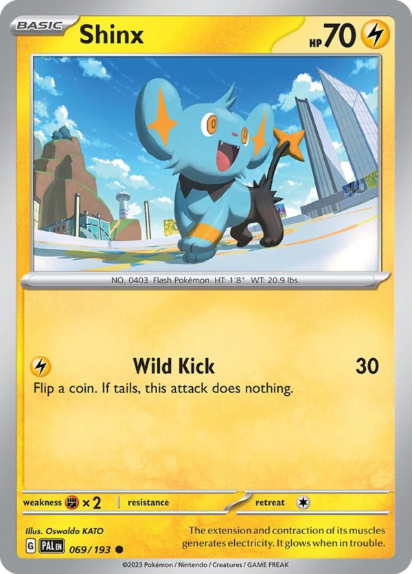 PAL - 069 - Shinx - reverse holo
