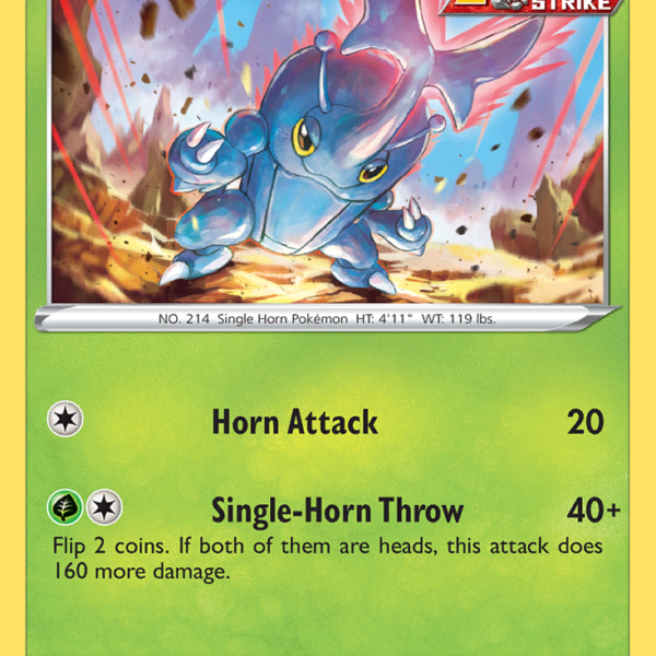 CRE - 6 - Heracross - reverse holo