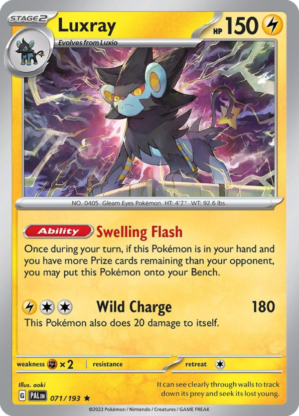 PAL - 071 - Luxray - holo