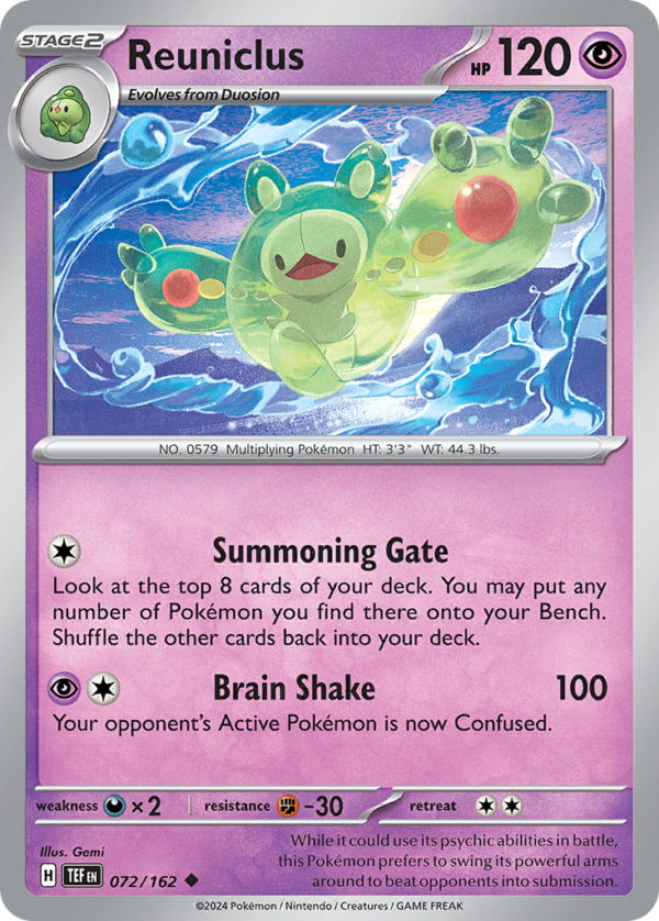 TEF - 072 - Reuniclus - reverse holo