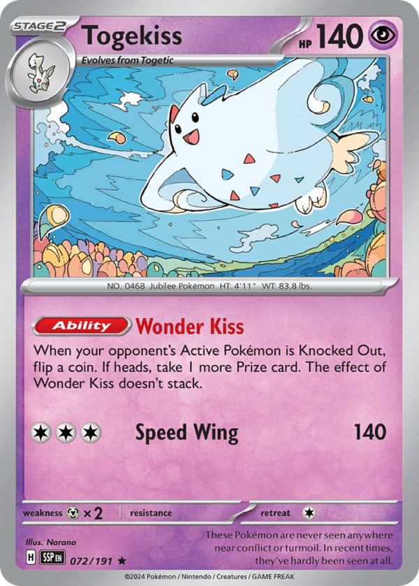 SSP - 072 - Togekiss - holo